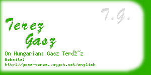 terez gasz business card